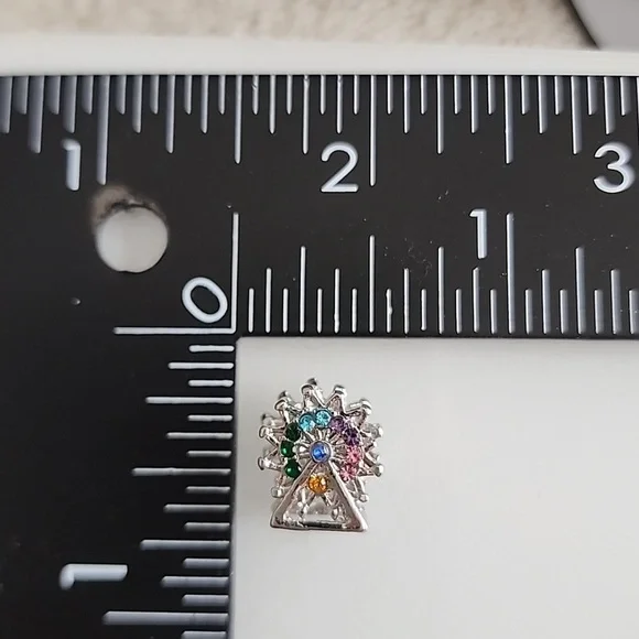 Ferris WHEEL Charm for European Style Bracelets Fits Pandora Systems - Picture 5 of 6